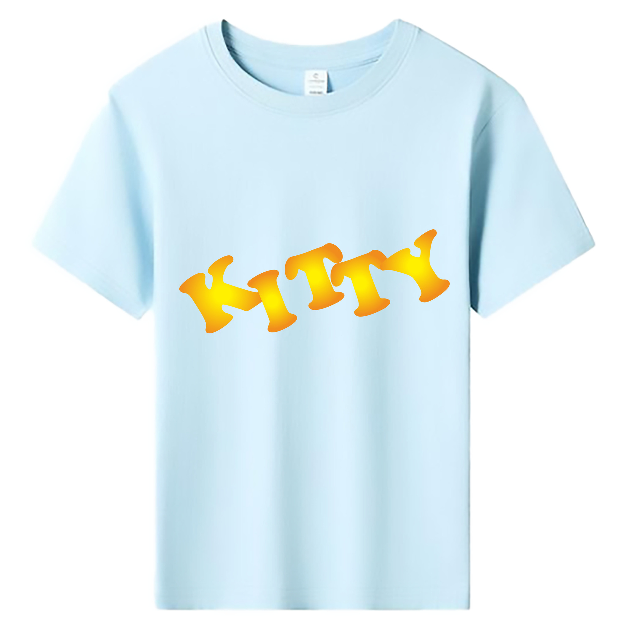 （画像用） Hello Kitty ハローキティ 綿100％キッズTシャツ（フロントプリント）